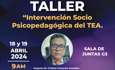 Taller  Intervención Socio Picopedagógica del TEA